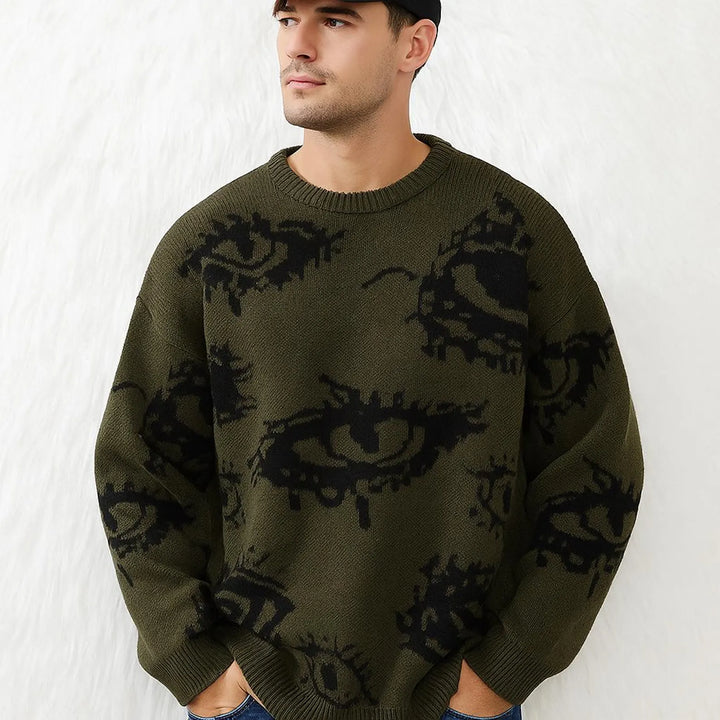 Eye Thread Knit Sweater