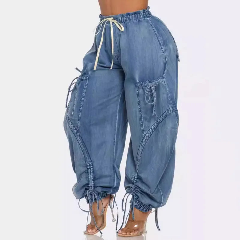 Runway Drawcord Denim