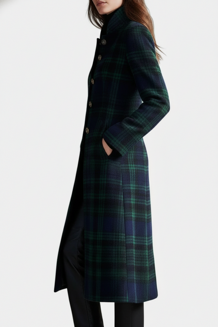 Mary | Custom-Fit Plaid Coat
