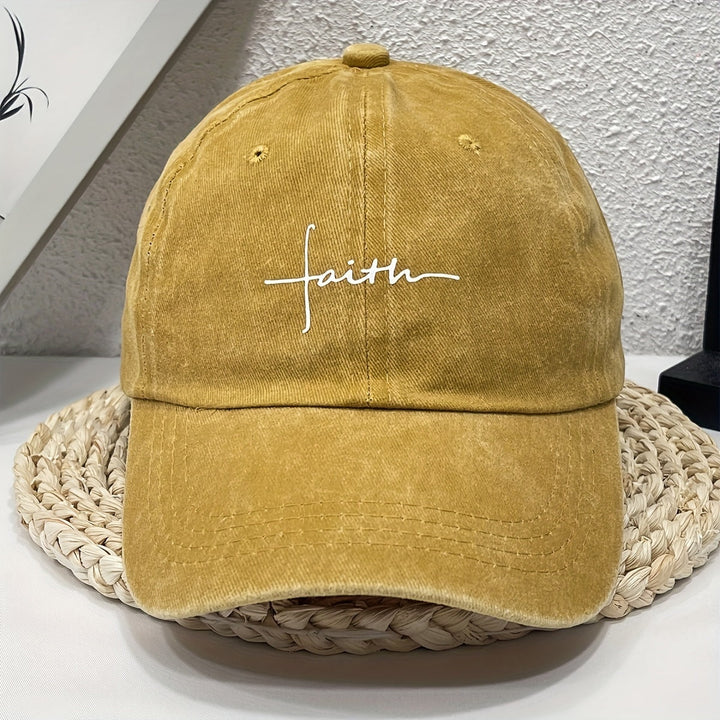 Faith Washed Cap