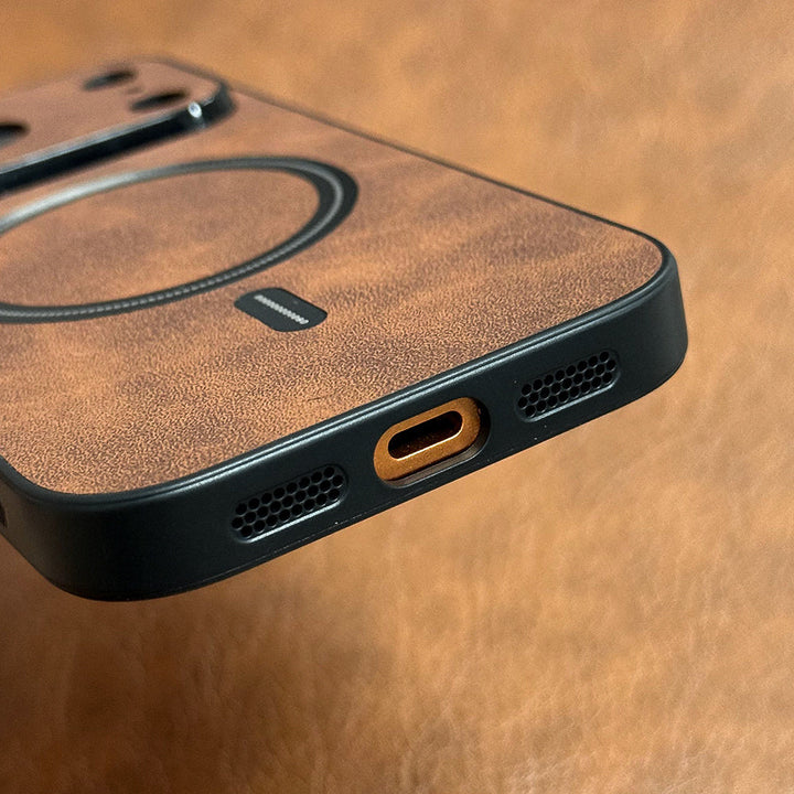 Atlas Leather iPhone Case