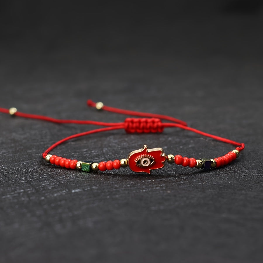 Royal Hamsa Rope Bracelet