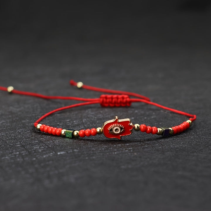 Royal Hamsa Rope Bracelet