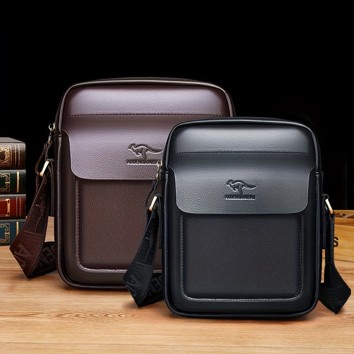 Executive Leather Messenger Bag