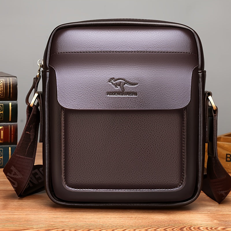 Executive Leather Messenger Bag