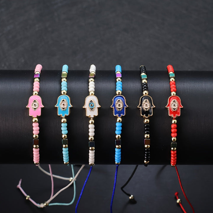 Royal Hamsa Rope Bracelet
