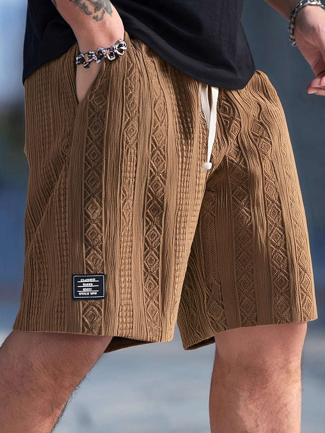 Diamond Knit Lounge Short