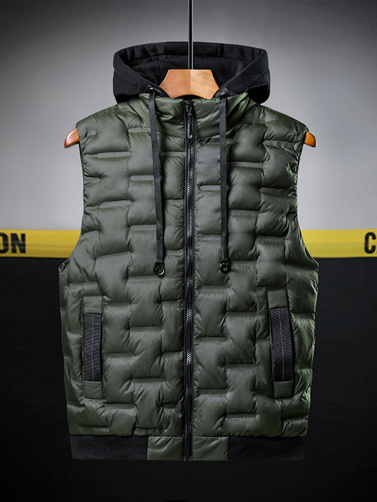 Apex Hooded Puffer Vest