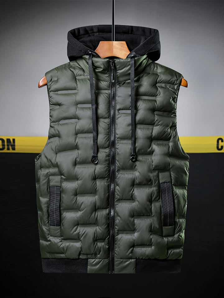 Apex Hooded Puffer Vest