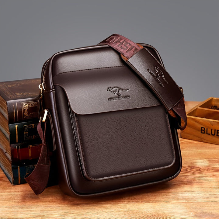 Executive Leather Messenger Bag