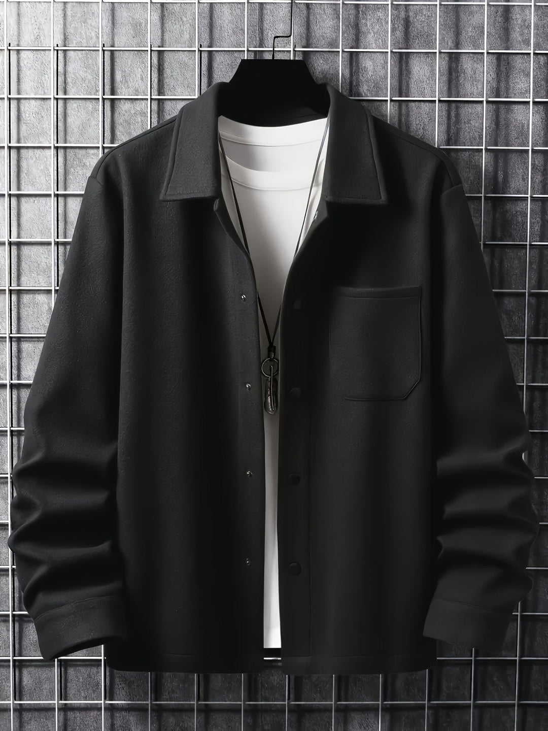 Montel Wool Snap Jacket
