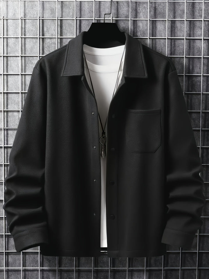 Montel Wool Snap Jacket