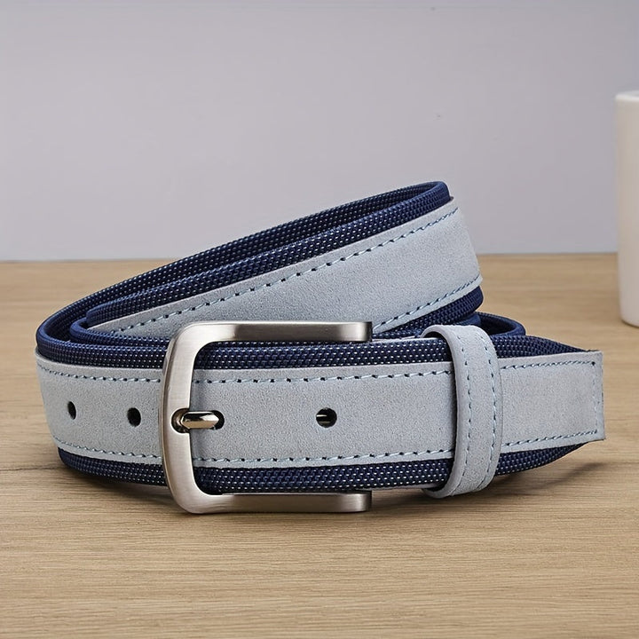 Slate & Suede Leather Belt