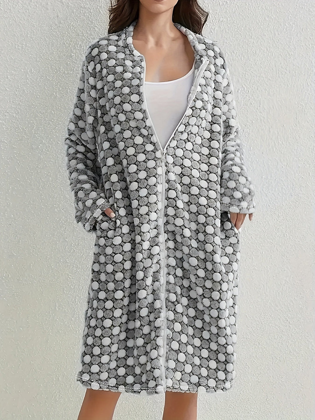 Pompure Fleece Zip Robe