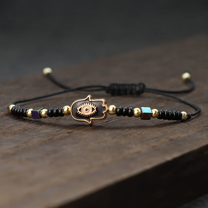 Royal Hamsa Rope Bracelet