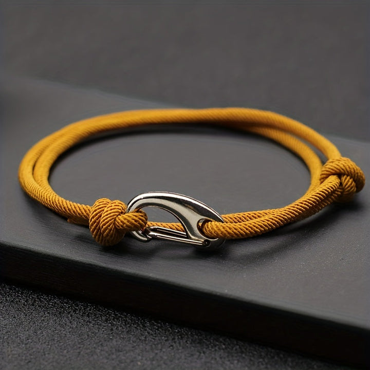 Hook & Hollow Rope Bracelet