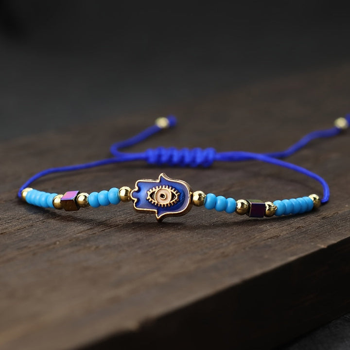 Royal Hamsa Rope Bracelet