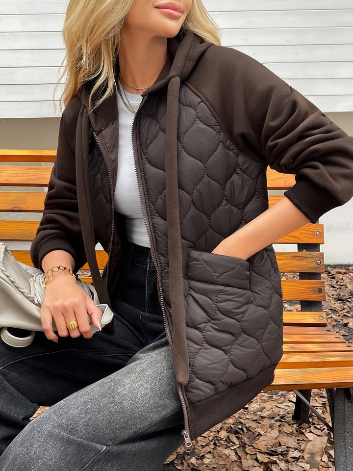 Colette Quilted Hoodie Jacket