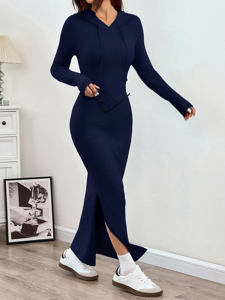Hooded Bodycon Dress