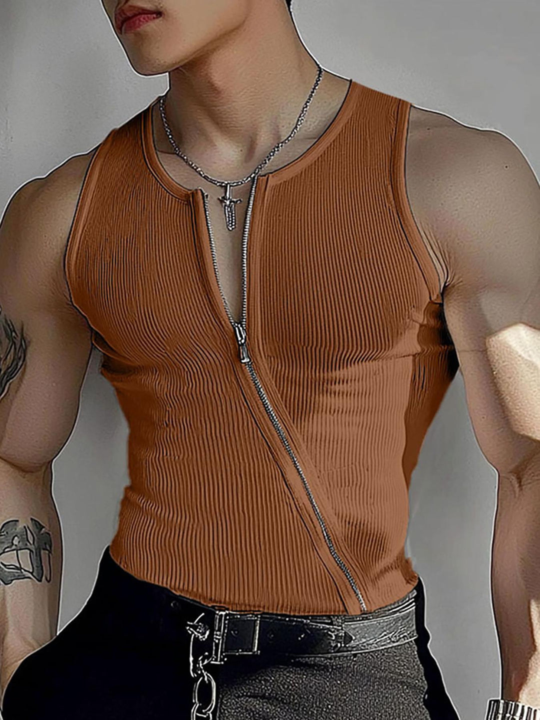 Fusion Zip Tank Top
