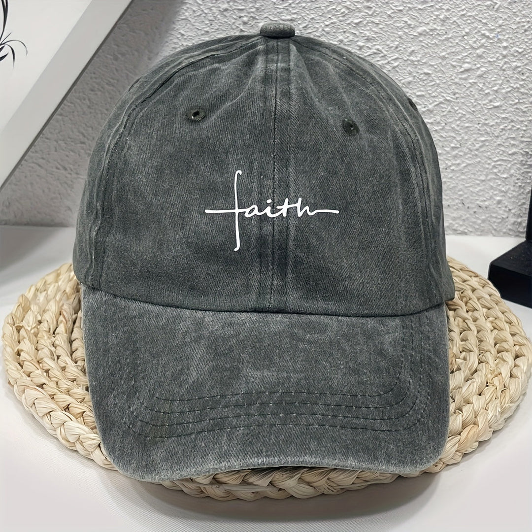 Faith Washed Cap