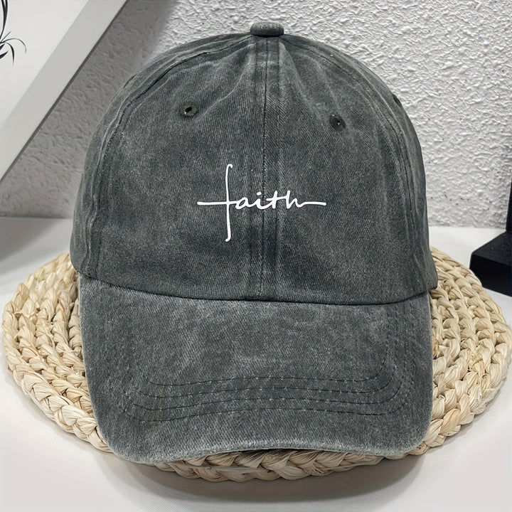 Faith Washed Cap