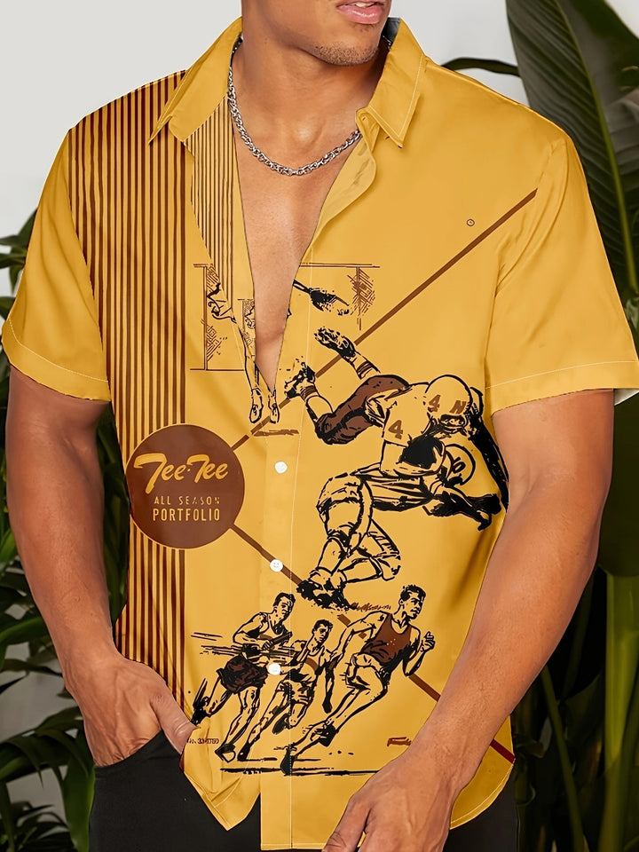 Athletic Society Button-Up Shirt