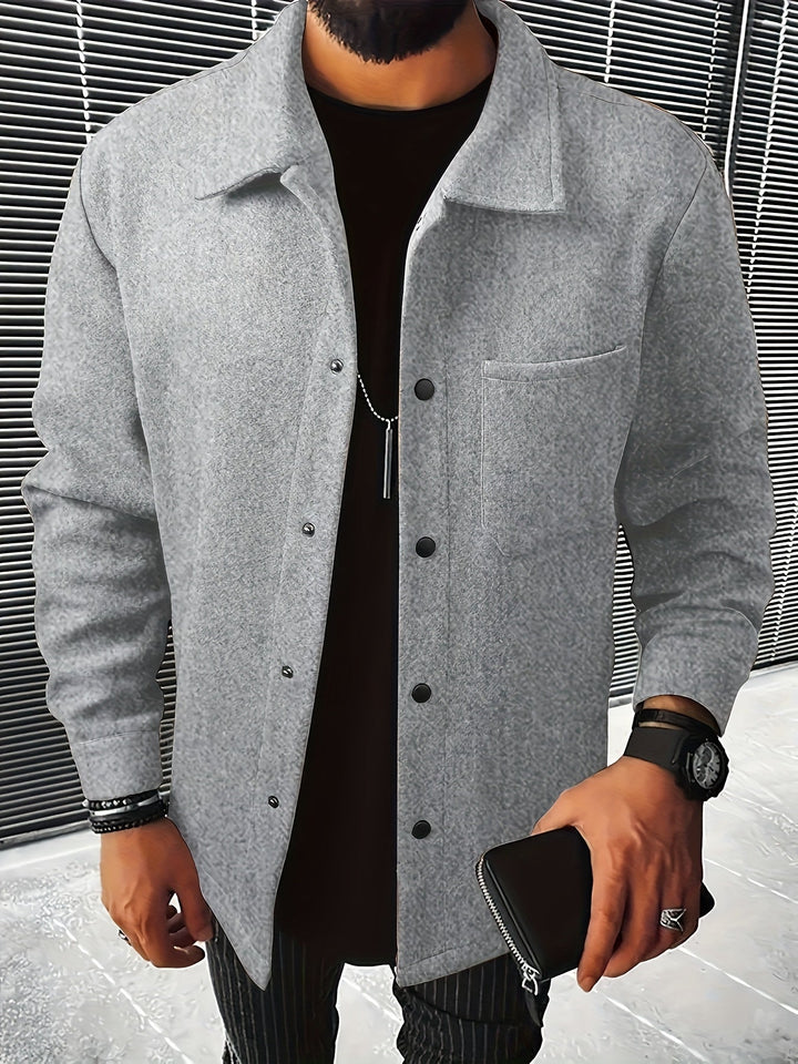 Montel Wool Snap Jacket