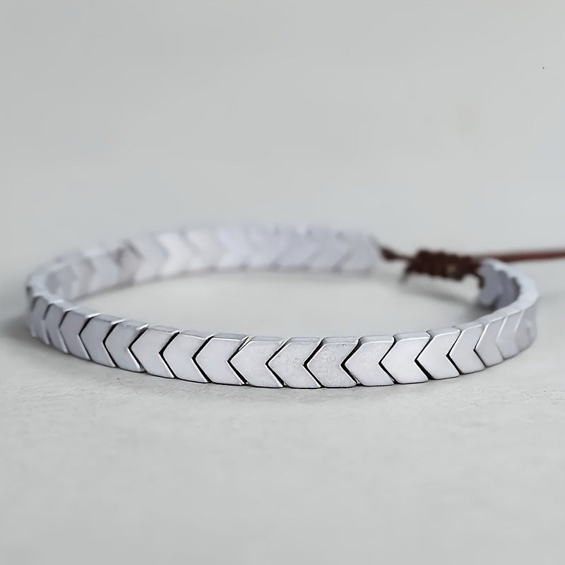 Arrowline Hematite Bracelet