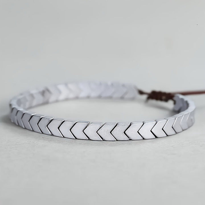 Arrowline Hematite Bracelet