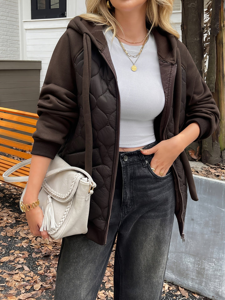 Colette Quilted Hoodie Jacket