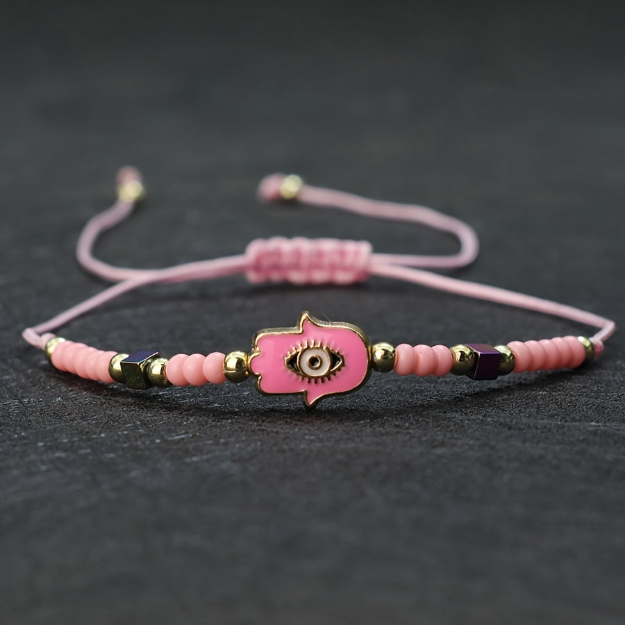 Royal Hamsa Rope Bracelet