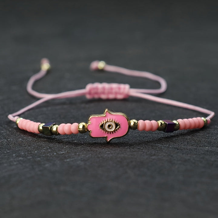 Royal Hamsa Rope Bracelet