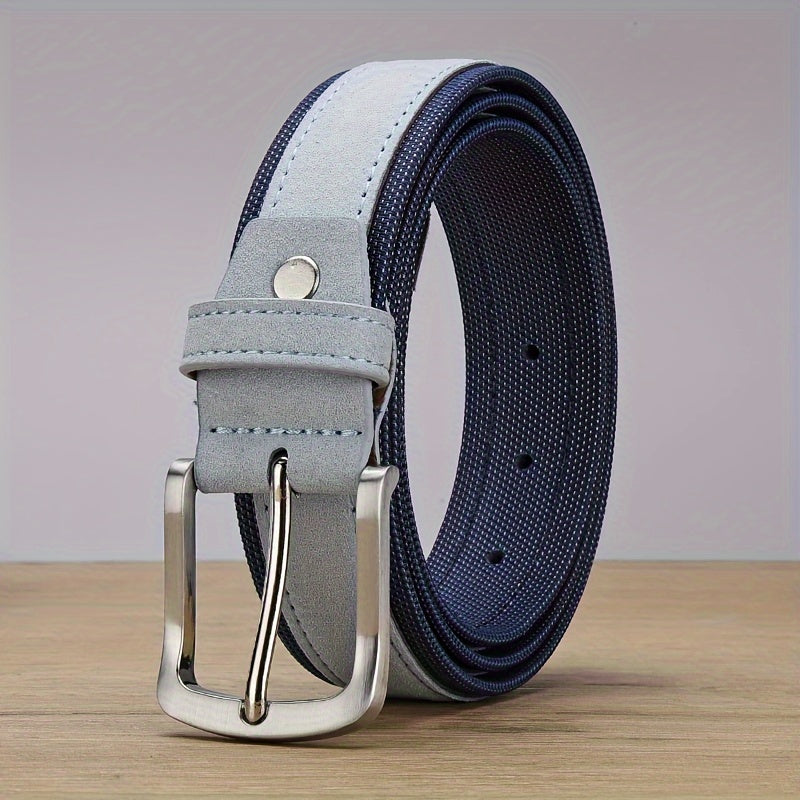 Slate & Suede Leather Belt