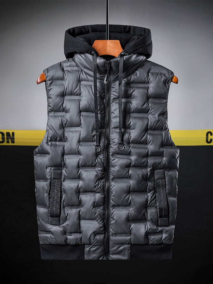Apex Hooded Puffer Vest