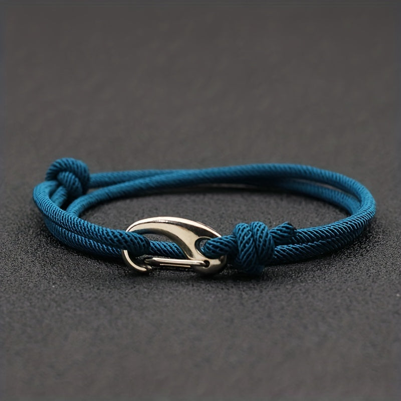 Hook & Hollow Rope Bracelet