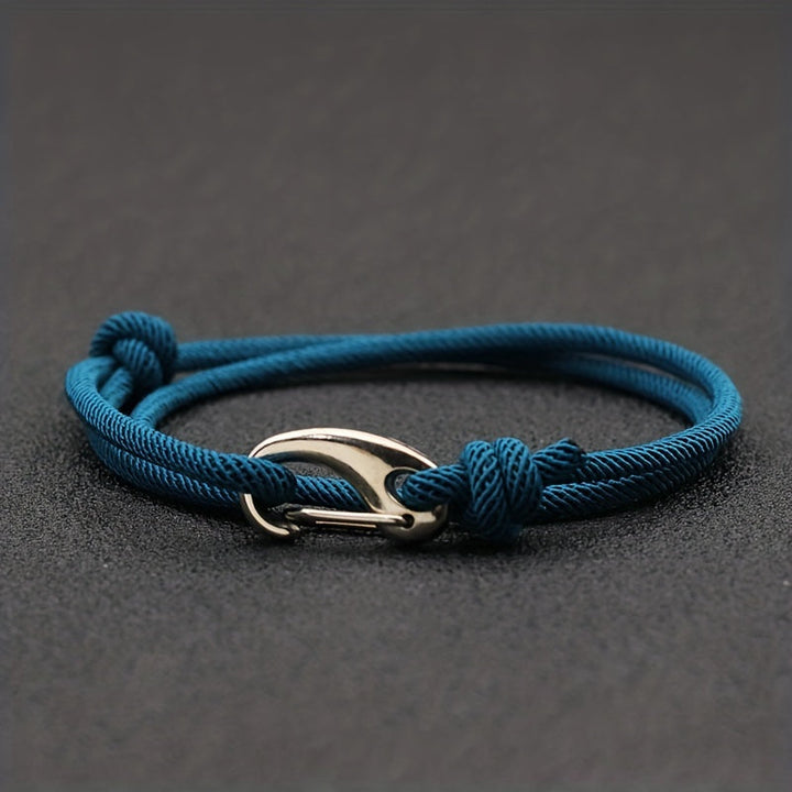 Hook & Hollow Rope Bracelet