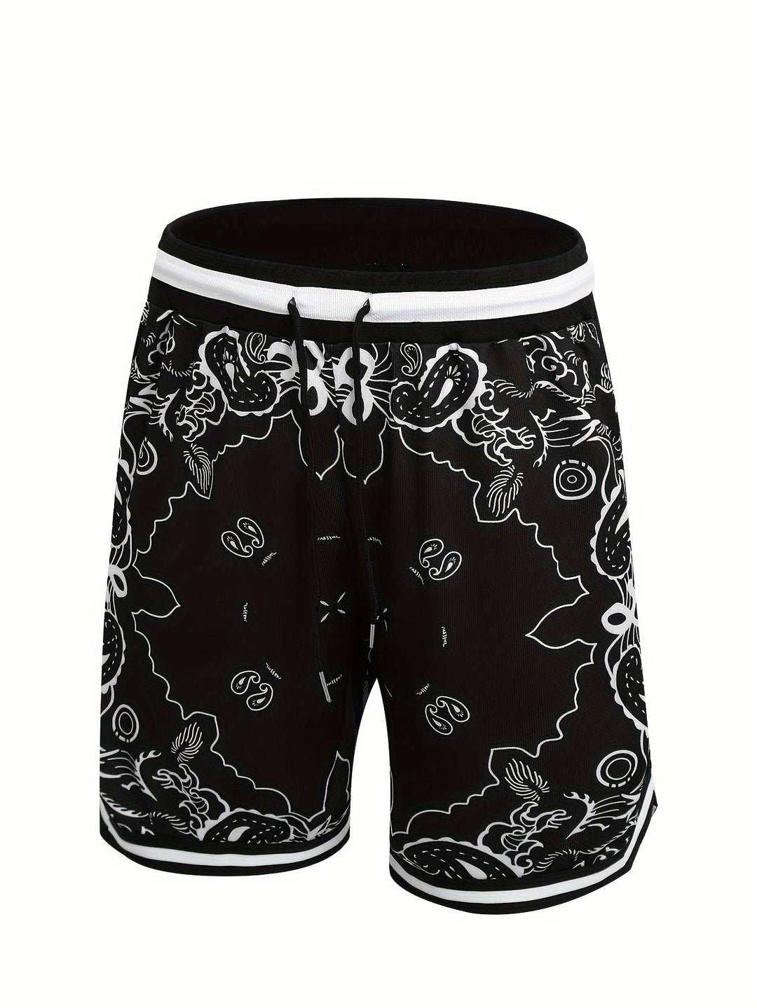 Paisley Mesh Short