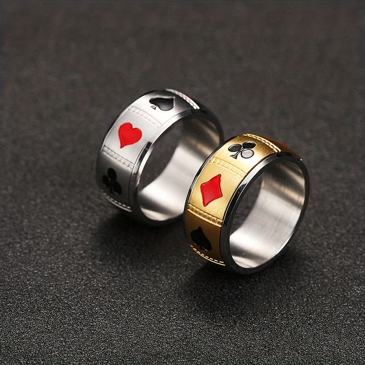 Ace of Steel Spinner Ring