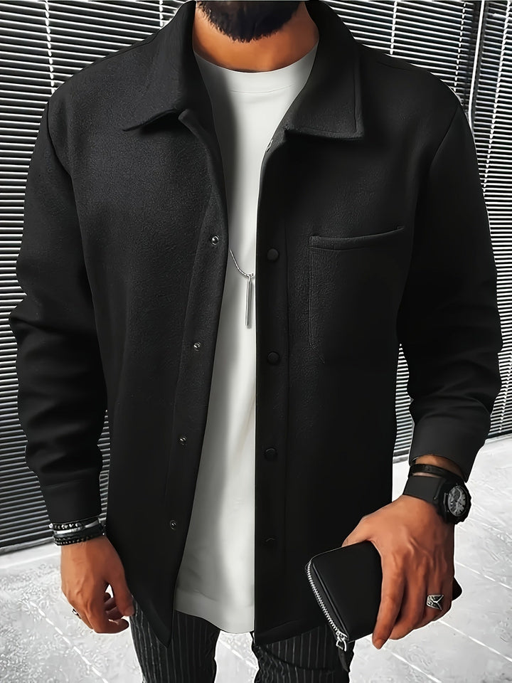 Montel Wool Snap Jacket