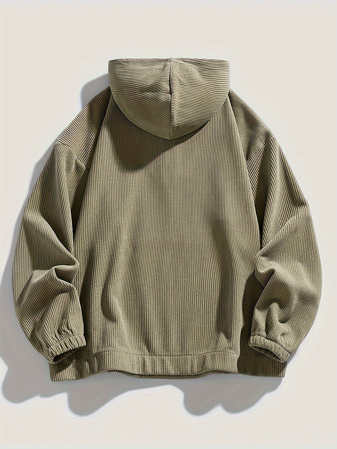 Corduroy Quarter-Zip Hoodie