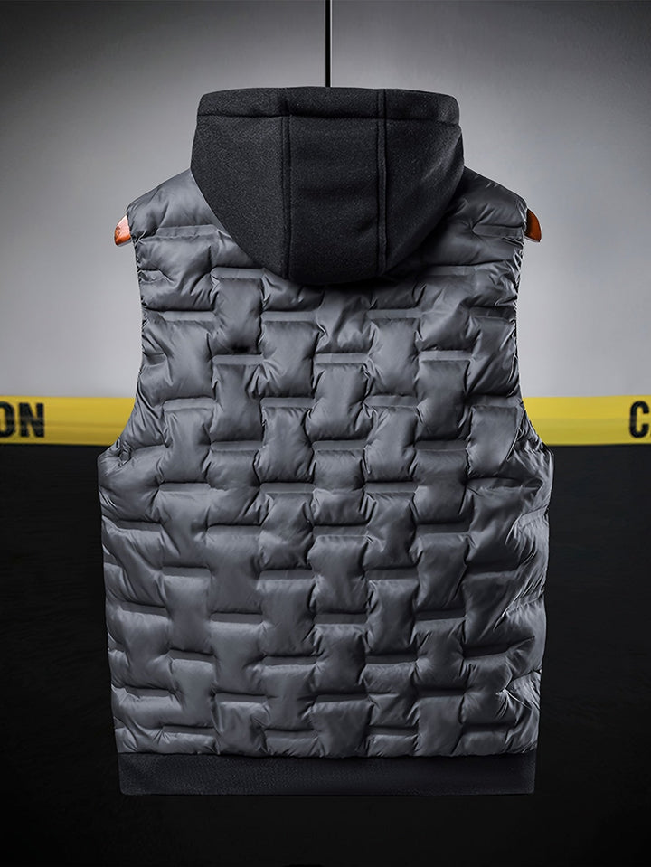 Apex Hooded Puffer Vest