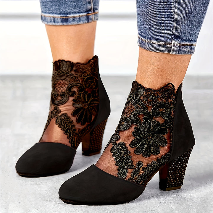 Twilight Lace Ankle Heel