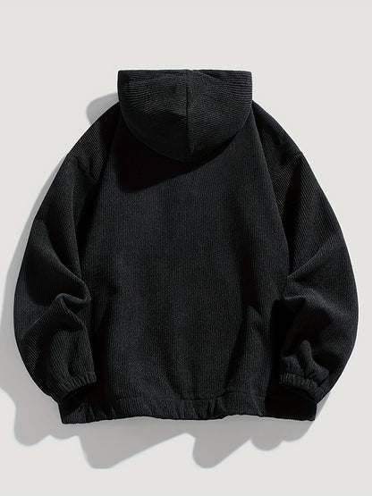 Corduroy Quarter-Zip Hoodie
