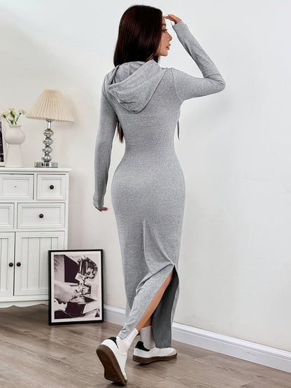 Hooded Bodycon Dress