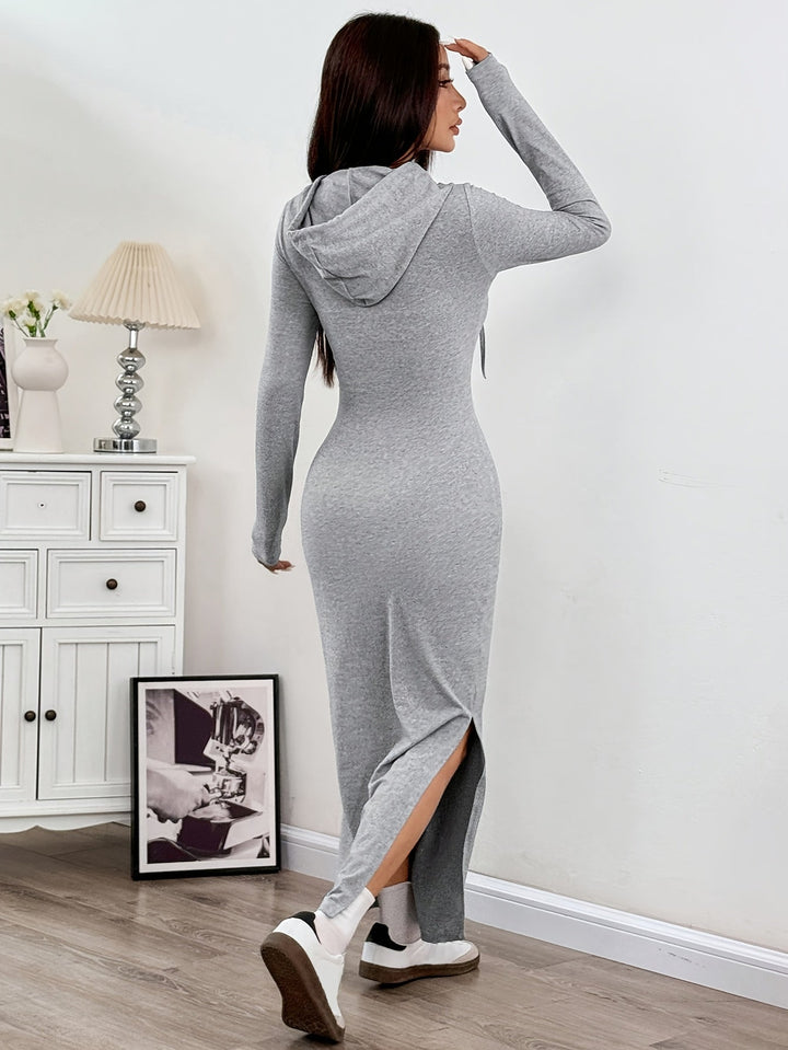 Hooded Bodycon Dress