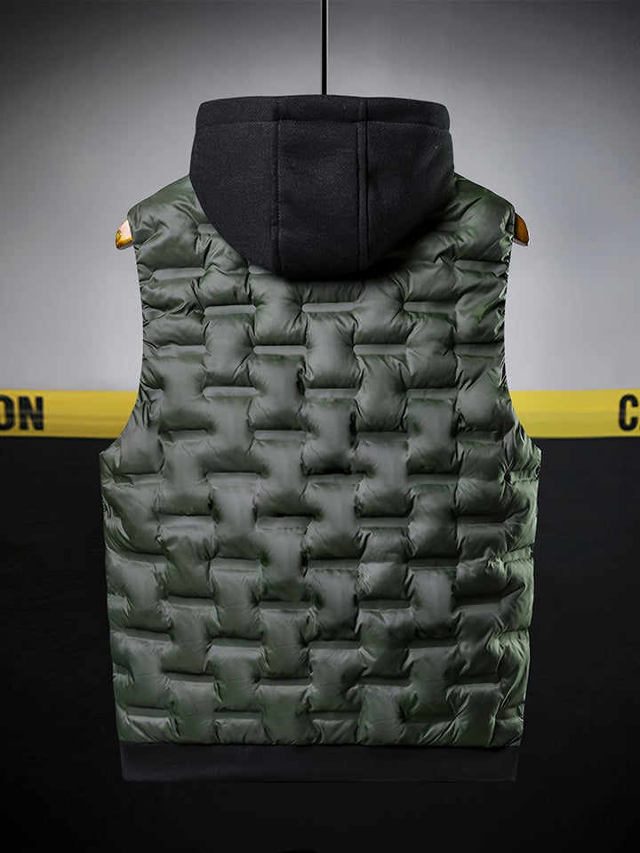 Apex Hooded Puffer Vest