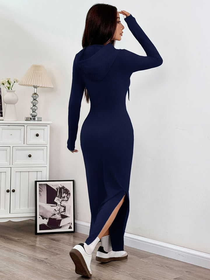 Hooded Bodycon Dress