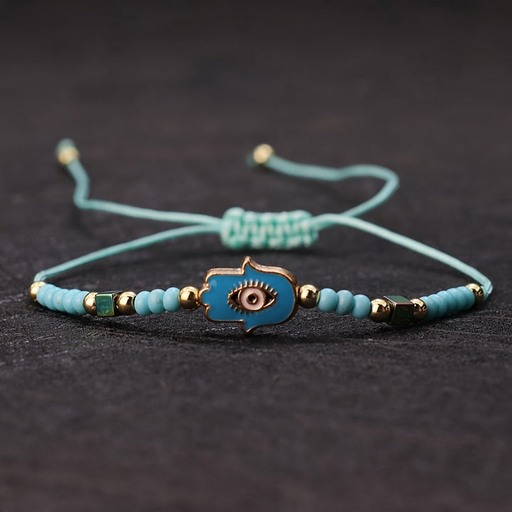 Royal Hamsa Rope Bracelet