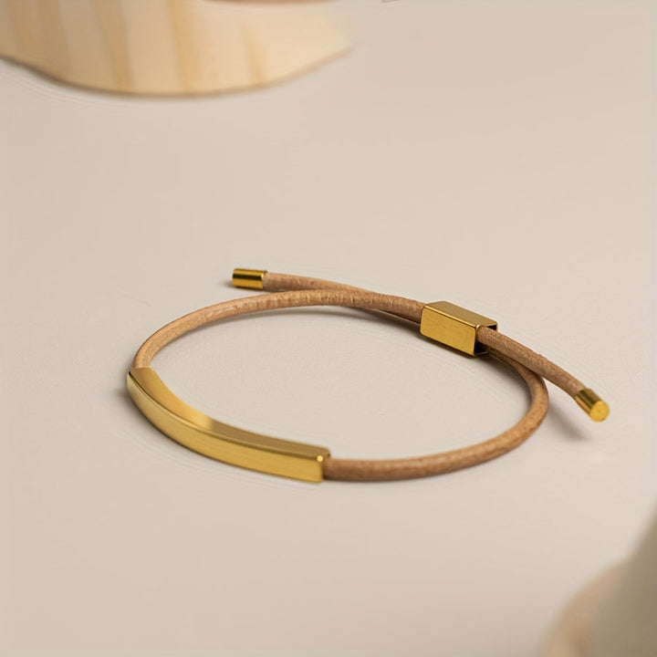 Lior Leather Bar Bracelet